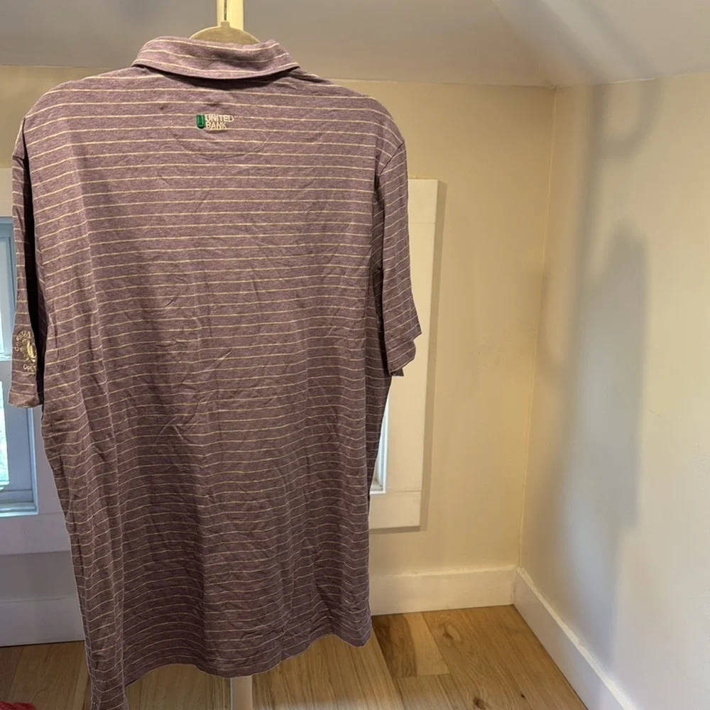 NWT $89 Johnnie-O Stripe Polo Neese in Periwinkle sz XL